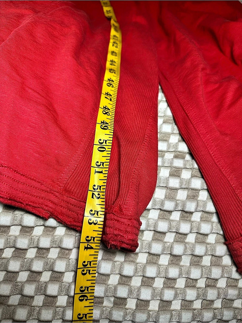 Anthropologie Daily Practice Red Wide Leg Jumpsuit Size XXS - Picture 10 of 12